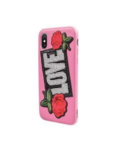 Чехол Ladies Love Patch для Apple iPhone X розовый Sbs