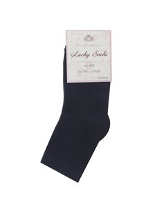 Носки женские однотонные синие 1 пара Lucky socks