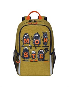 Рюкзак школьный серый Grizzly