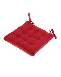 Подушка для стула красная 40х40 см Morbiflex casa
