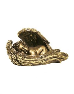 Статуэтка Спящий ангел античная бронза Royal flame