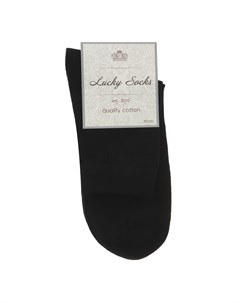 Носки мужские однотонные черные 1 пара Lucky socks