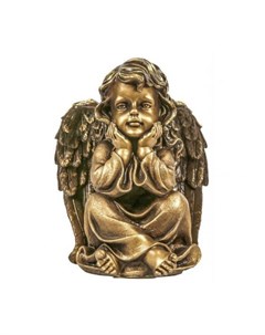 Статуэтка Ангел хранитель античная бронза Royal flame