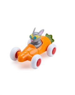 Машинка Морковка с зайчиком 14 см Viking toys