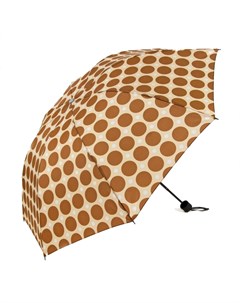 Зонт механический Горох коричневый крупный 3 сложения Sima-land