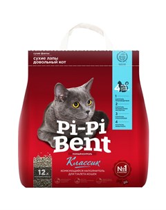 Наполнитель Pi Pi Bent Classic комкующийся 5 кг Pi-pi bent