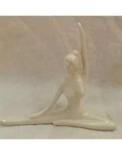 Фигура декоративная Девушка йога 16х13 см Русские подарки