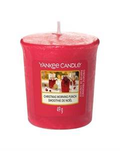 Аромасвеча для подсвечника Рождественский пунш 49 г Yankee candle