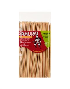 Шпажки бамбуковые Samurai 20 см 300 шт Sisma