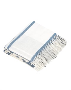 Плед Sienna синий с белым 140х200 см Home blanket