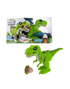 Интерактивная игрушка Robo Alive Тираннозавр зеленый Zuru