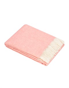 Плед Alisabetta розовый с белым 140х200 см Home blanket