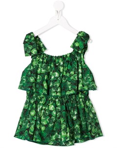 Ярусный топ с принтом Dolce & gabbana kids