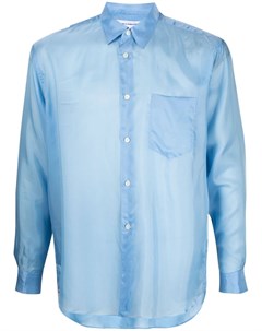 Рубашка с заостренным воротником и длинными рукавами Comme des garçons shirt