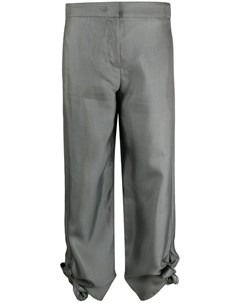 Укороченные брюки с декоративными узелками Emporio armani