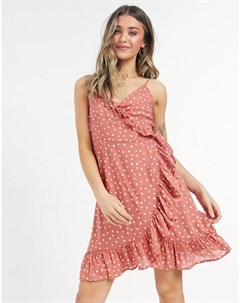 Пляжное платье рыжего цвета в горошек Sorrento Figleaves