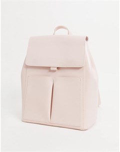 Бледно розовый рюкзак с двумя карманами Claudia canova