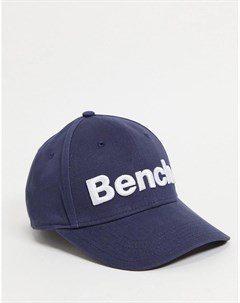 Темно синяя кепка с большим логотипом Bench