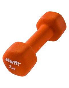 Гантель неопреновая Starfit DB 201 2 кг оранжевый 1 шт