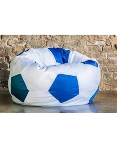 Кресло мяч Оксфорд бело голубой Dreambag