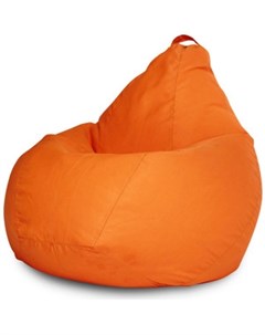 Кресло мешок фьюжн оранжевое XL Bean-bag