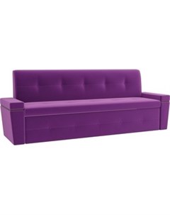 Кухонный диван Деметра микровелвет фиолетовый Мебелико