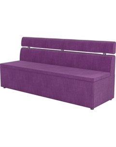 Кухонный диван Классик микровельвет фиолетовый Мебелико