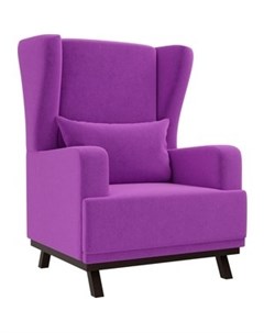 Кресло Джон микровельвет фиолетовый Артмебель