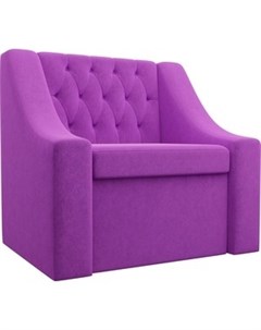 Кресло Мерлин микровельвет фиолетовый Артмебель