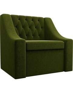 Кресло Мерлин микровельвет зеленый Артмебель