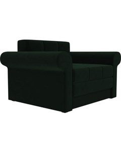 Кресло кровать Берли велюр зеленый Артмебель