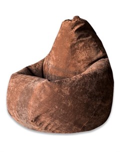 Кресло мешок Коричневый микровельвет XL 125x85 Dreambag