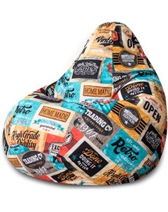 Кресло мешок Груша лейбл XL Bean-bag