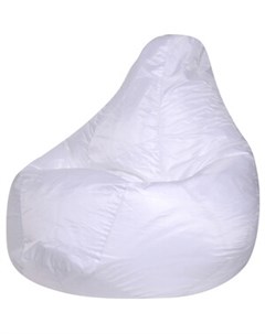 Кресло мешок Груша белое оксфорд XL Bean-bag