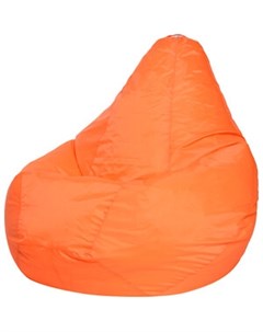 Кресло мешок Груша оранжевое оксфорд XL Bean-bag