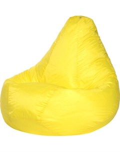 Кресло мешок Груша желтое оксфорд XL Bean-bag