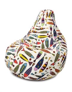 Кресло мешок Груша рыбки XL Bean-bag