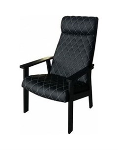 Кресло для отдыха с прострочкой тон 4 luxa black Вилора