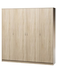 Шкаф четырехдверный Лайт 180х60 дуб сонома Шарм-дизайн