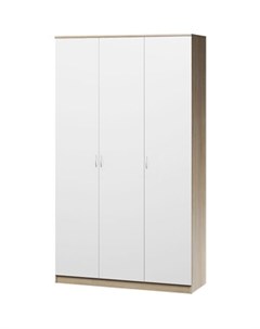 Шкаф комбинированный Лайт 120х60 дуб сонома белый Шарм-дизайн