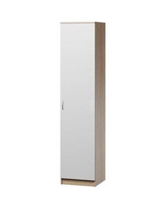Шкаф для одежды Евро лайт 50х60 дуб сонома белый Шарм-дизайн