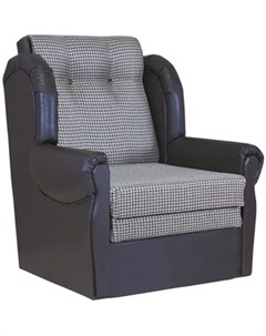 Кресло кровать Классика М рогожка коричневый Шарм-дизайн