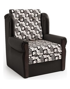 Кресло кровать Классика М шоколад и ромб Шарм-дизайн