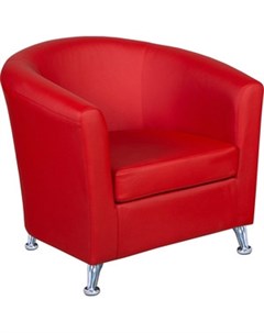 Кресло Евро экокожа красный Шарм-дизайн