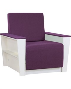 Кресло кровать Бруно 2 рогожка фиолетовый кровать Шарм-дизайн