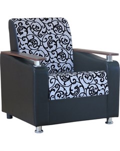 Кресло Мелодия ДП 1 шенилл серый узор Шарм-дизайн