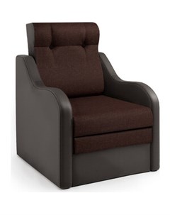 Кресло кровать Классика В шоколад и рогожка Шарм-дизайн