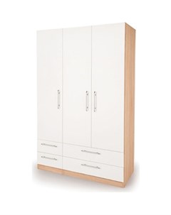 Шкаф комбинированный Шарм 90х45 дуб сонома белый Шарм-дизайн