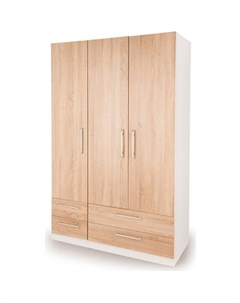 Шкаф комбинированный Шарм 90х45 белый дуб сонома Шарм-дизайн