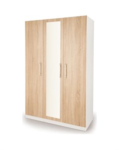 Шкаф комбинированный Шарм 105х60 белый дуб сонома Шарм-дизайн